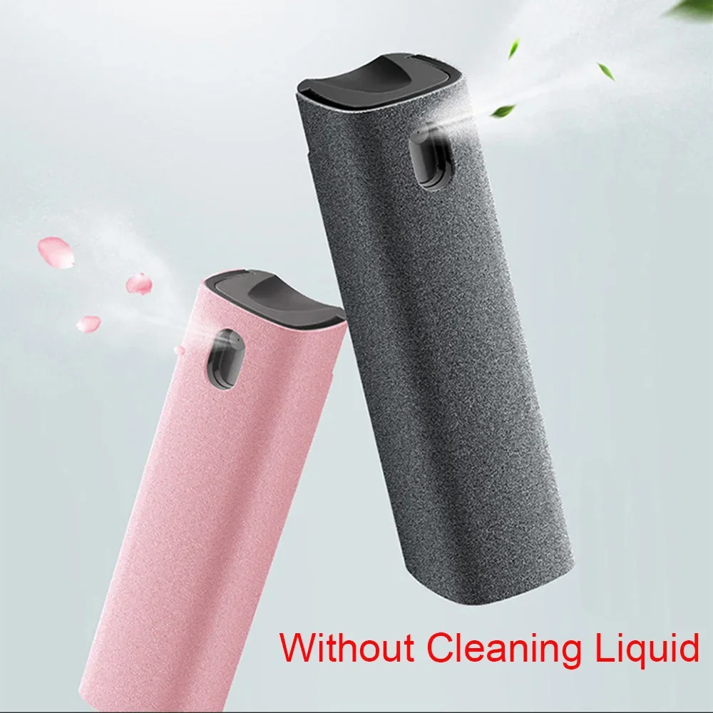 2 in 1 Phone Screen Cleaner Spray Computer Screen Dust Removal Microfiber Cloth Set Without Cleaning Liquid screen cleaning set,screen cleaner