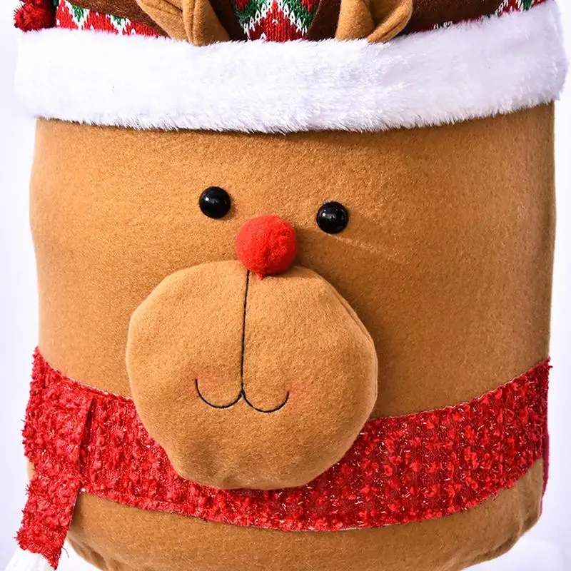 Water Dispenser Cover Christmas Drinking Barrel Dust Protector Stretchy Water Bucket Dust Defense Reusable Dispenser