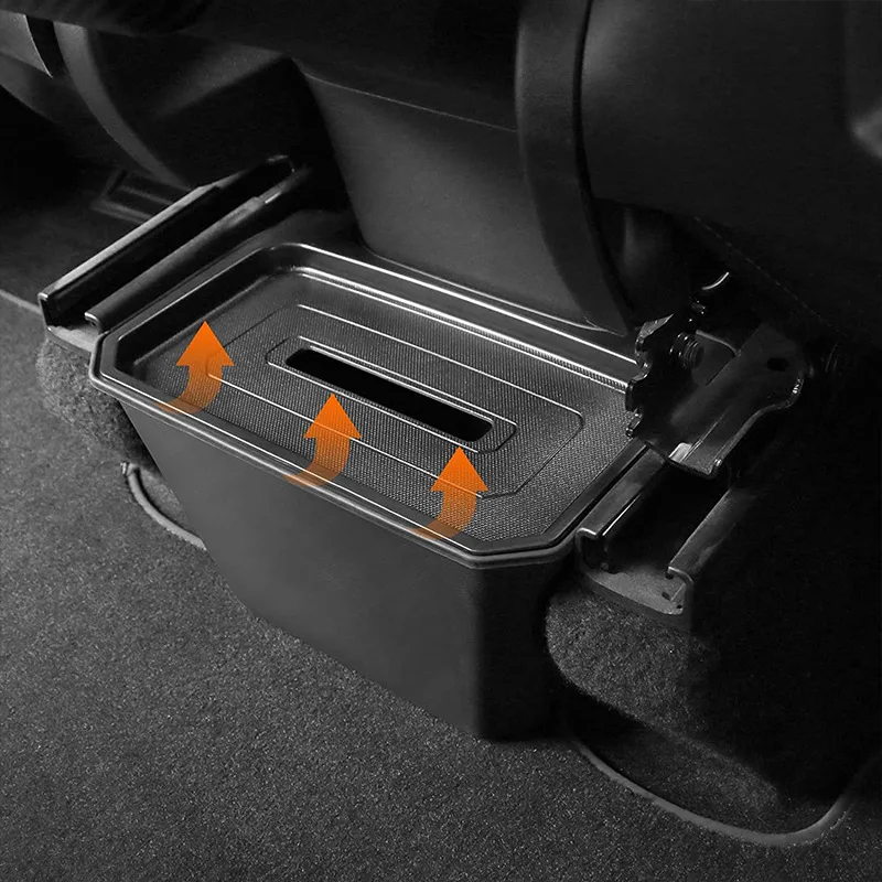 

Rear Center Console Organizer Tray For Tesla Model Y Flocking For Tesla Modely Storage Box Case Accessories
