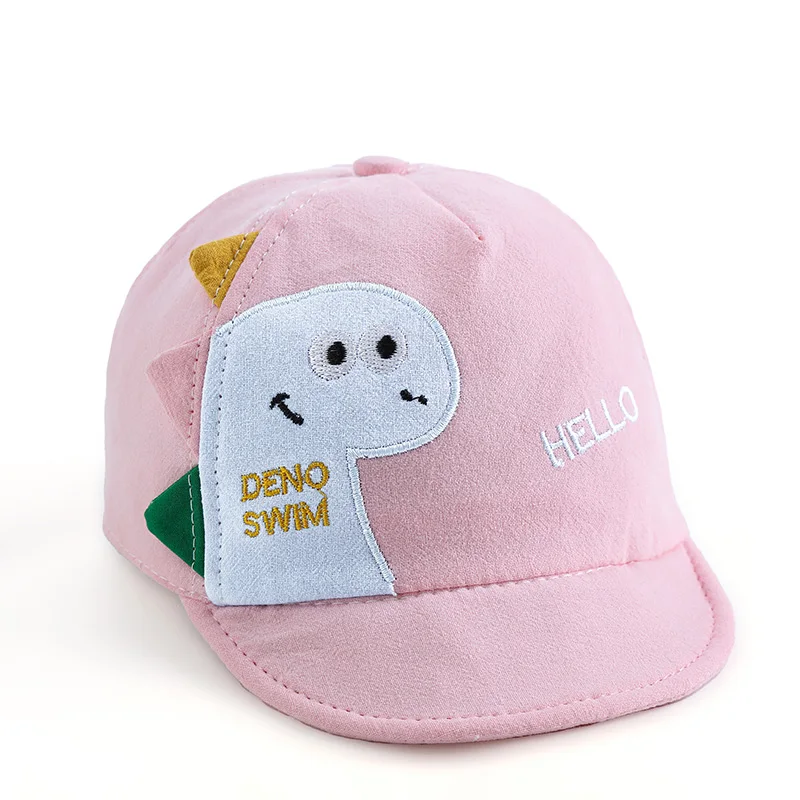 Cartoon Dinosaur Baby Hat Cotton Boys Girls Baseball Cap Summer Sun Hats