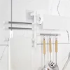 Towel Rack Bathroom Accessories Rotatable Towel Holder Space Aluminum 2/3/4/5/6/7/8 -Bar Hanging Wall Mounted Towel Hanger 4