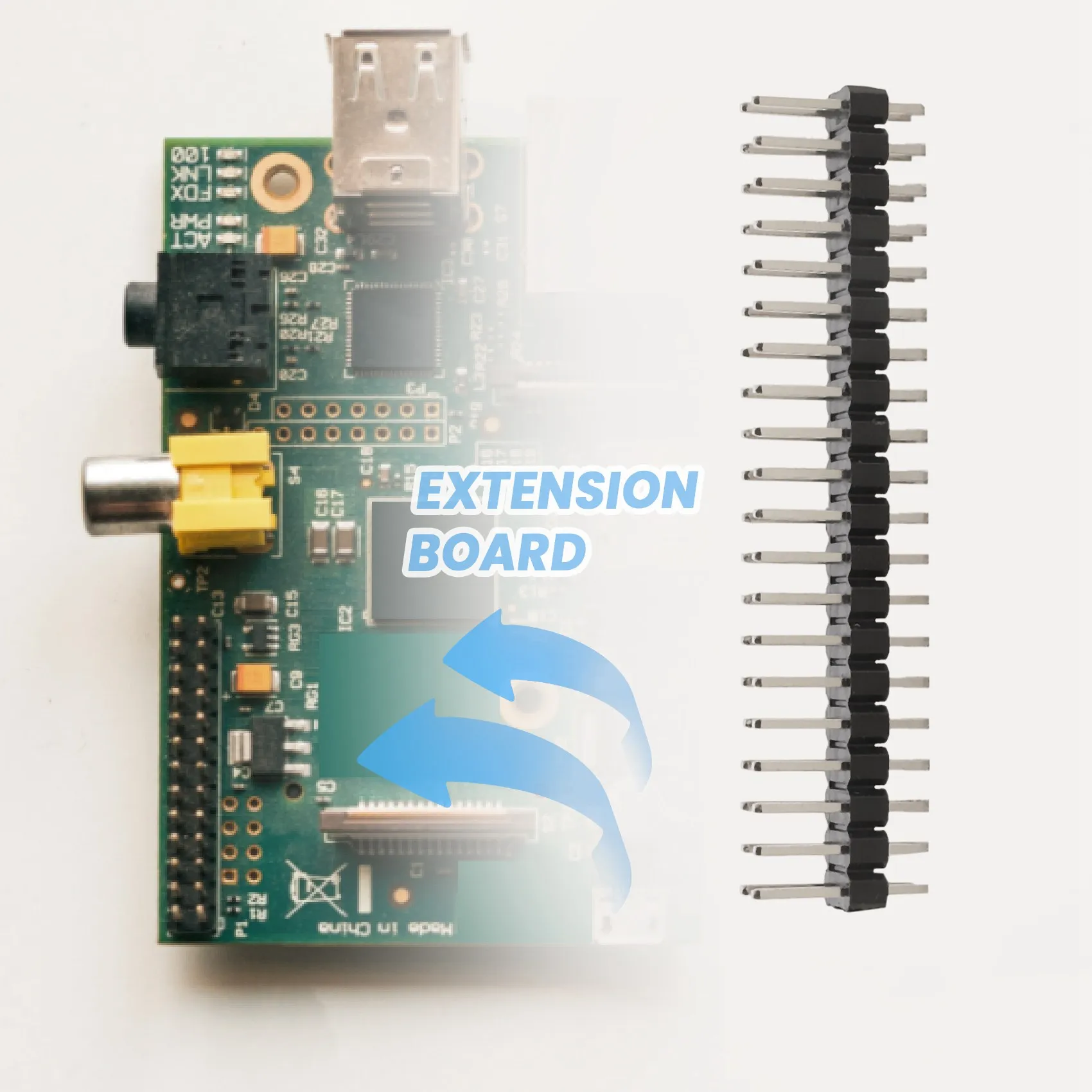 Hot sale 12PCS 40 Pin GPIO Header Kit 20X2 Pins Right Angle GPIO Header Socket for Zero/4B/3B+/3B/3A+