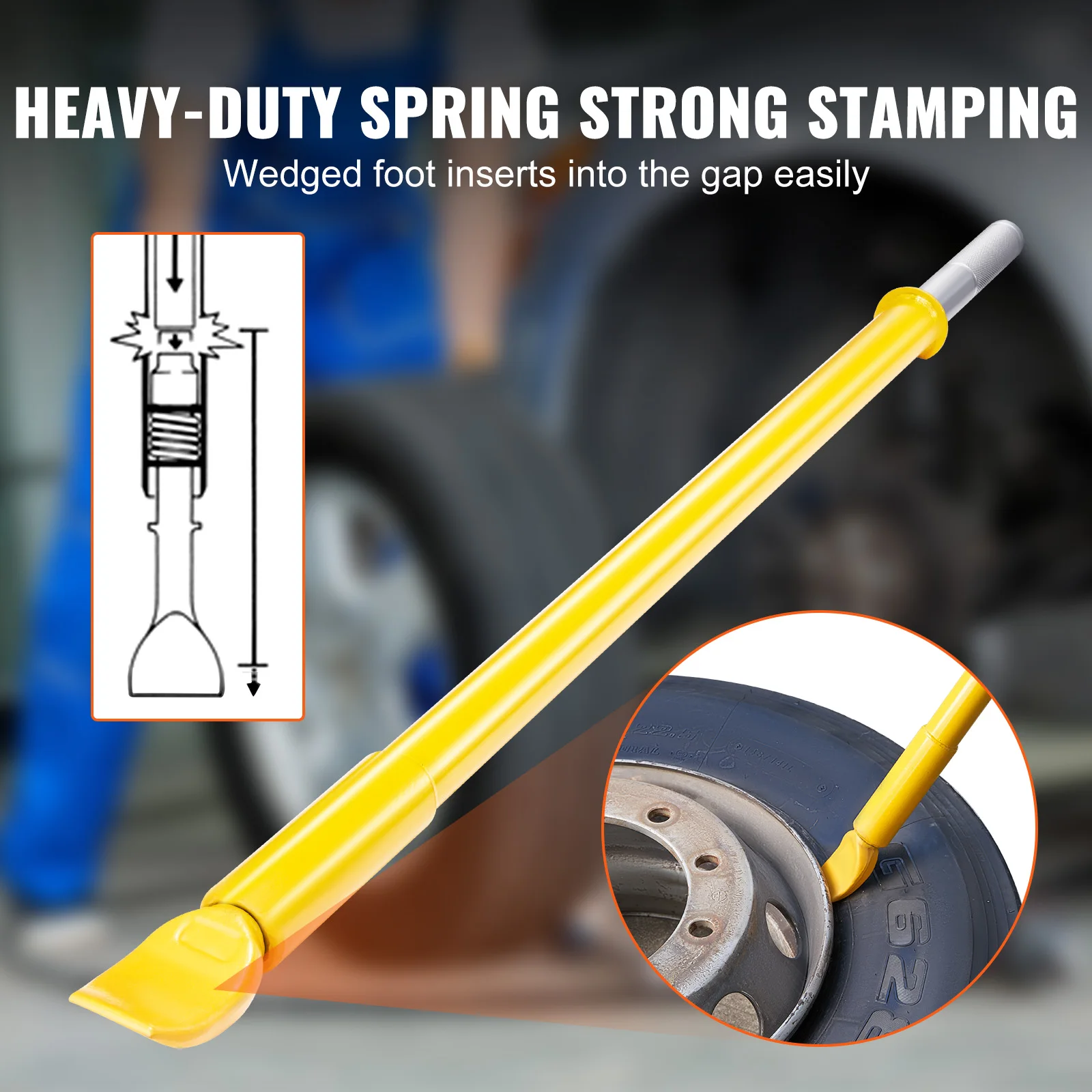 Heavy Duty Steel Tire Bead Breaker Slide Hammer Tool for Car Truck
