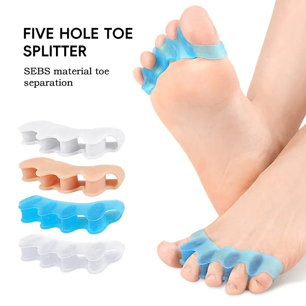 Lot de 2 séparateurs d'oignons en silicone souple, outil de soin des pieds_voghion.com