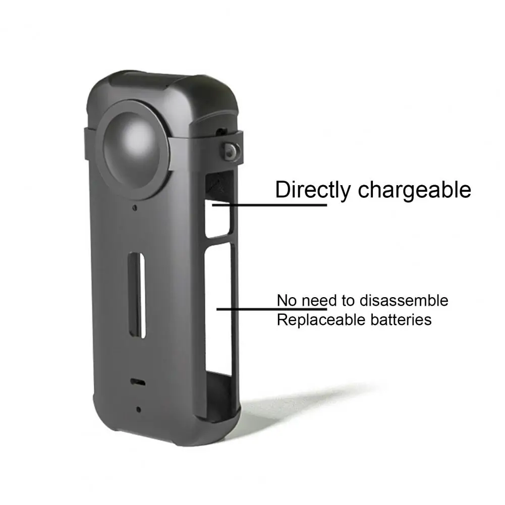 Molded Case for Accurate Hole Position Protective Case with Lanyard Insta 360 X3 Silicone Protective Set Anti-drop for Body