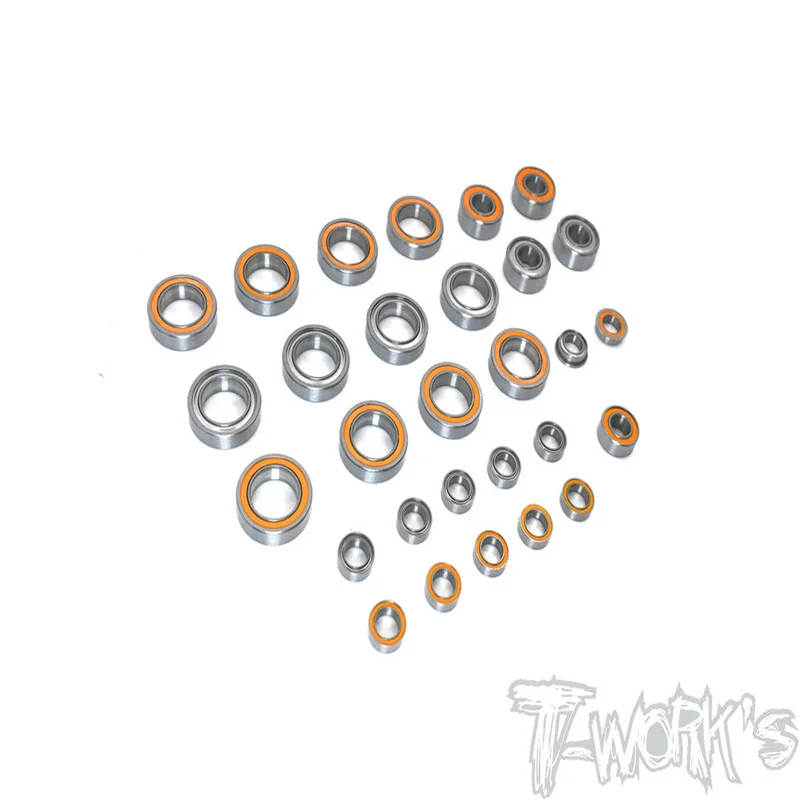 Originale T Works Bbs-Nt1 '19 Set Di Cuscinetti A Sfera Di Precisione (Per Xray Nt1 2019 ) 29 Pezzi. Rc Parte