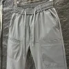 MultiPants High Stretch Multi-pocket Durable Cargo Pants Ice Silk Solid Color Waterproof High Elastic Men's Casual Daily Wear 6