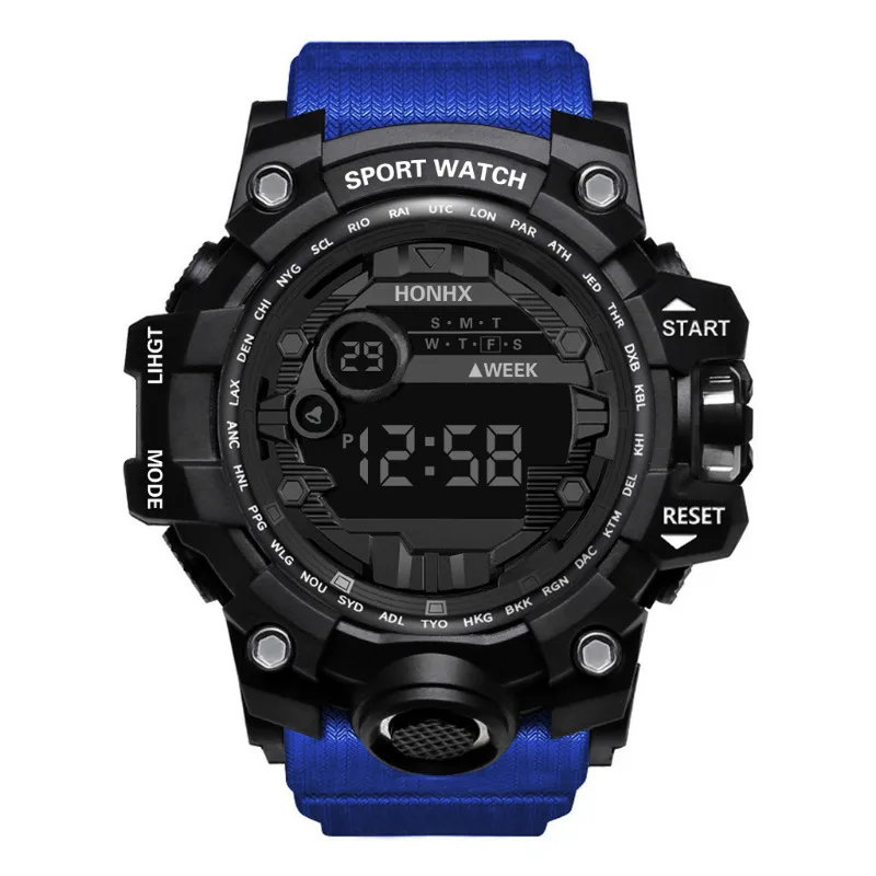 Electronic watch, multi-functional outdoor student sports electronic watch