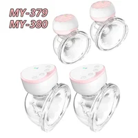 Wearable Breast Pump Hand Free Electric Breast Pump for Breastfeeding 4 Modes 12 Suction Level Low Noise180ml Milk Collector 1
