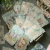 Journamm 20pcs/pack DIY Srapbooking Flowers Materials Paper Decor Junk Journal Collage Stationery Planner Supplies Craft Paper 4