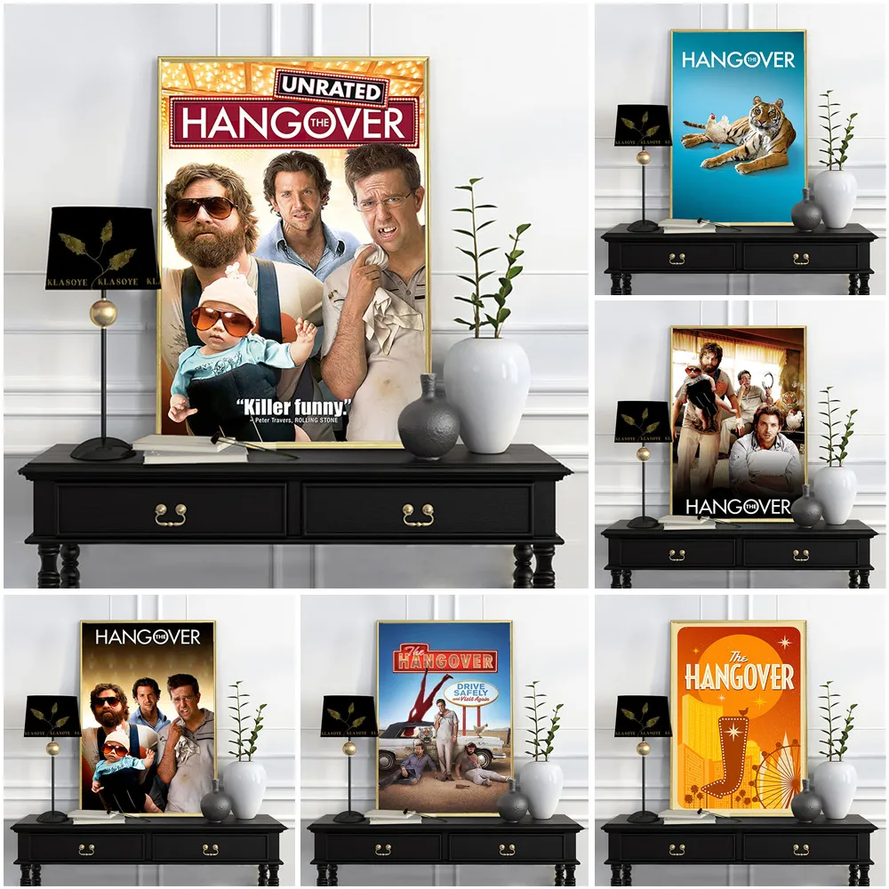 

The Hangover Comedy Film Art Print Poster Modern Movie Wall Hanging Picture Video Room Decor Canvas Painting