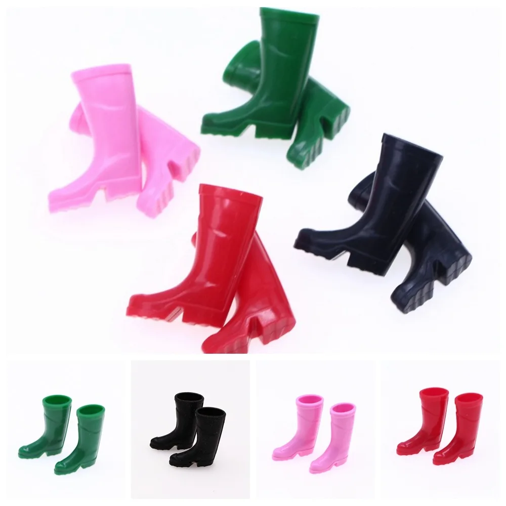 

Cute Heels Dollhouse Mini Raainshoes Ob11 Doll Colorful Doll Gardening Silicone Shoes Plastic Mini Bjd Simulated Rainboots