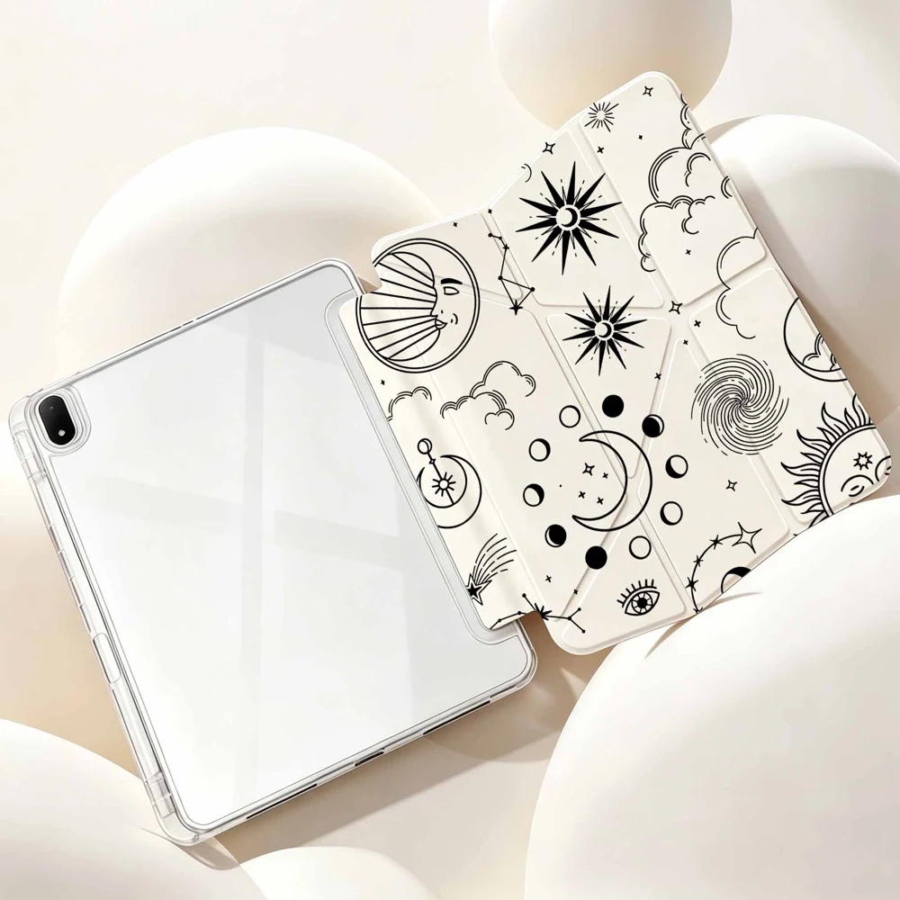 Cosmic Celestial Protective Tablet Case with Pen Slot