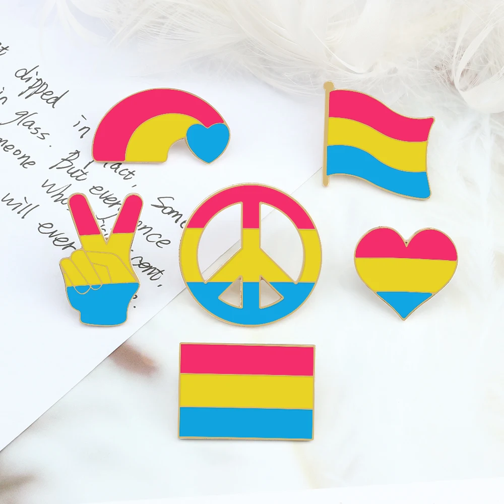 Pack De 4 épingles LGBT Arc-en-Ciel - En Métal émaillé - Designs Uniques (chat, Canard, égalité) - Pour Sacs, Vêtements & Accessoires