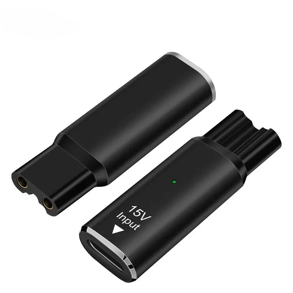 Adaptateur de rasoir type-c 15V HQ8505, convertisseur de charge pour tondeuse à barbe Philips Norelco One Blade QP6520 QP6530 QP6510