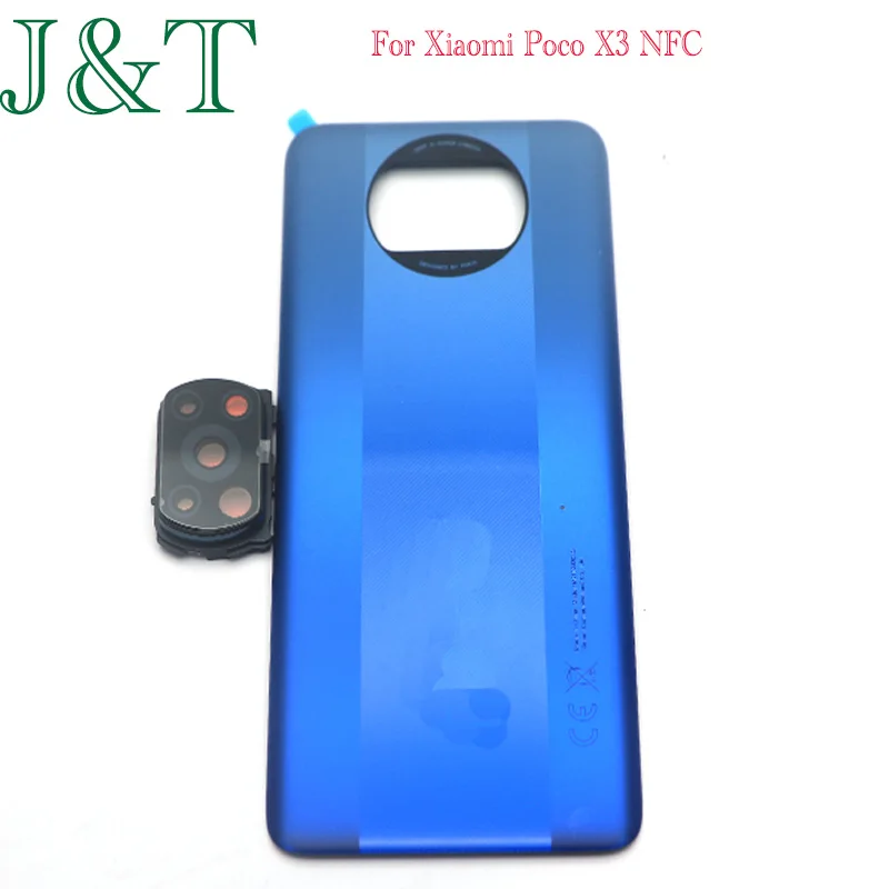 Phone Back Cover For Xiaomi Mi Poco X3 NFC POCO X3 Replacement Housing