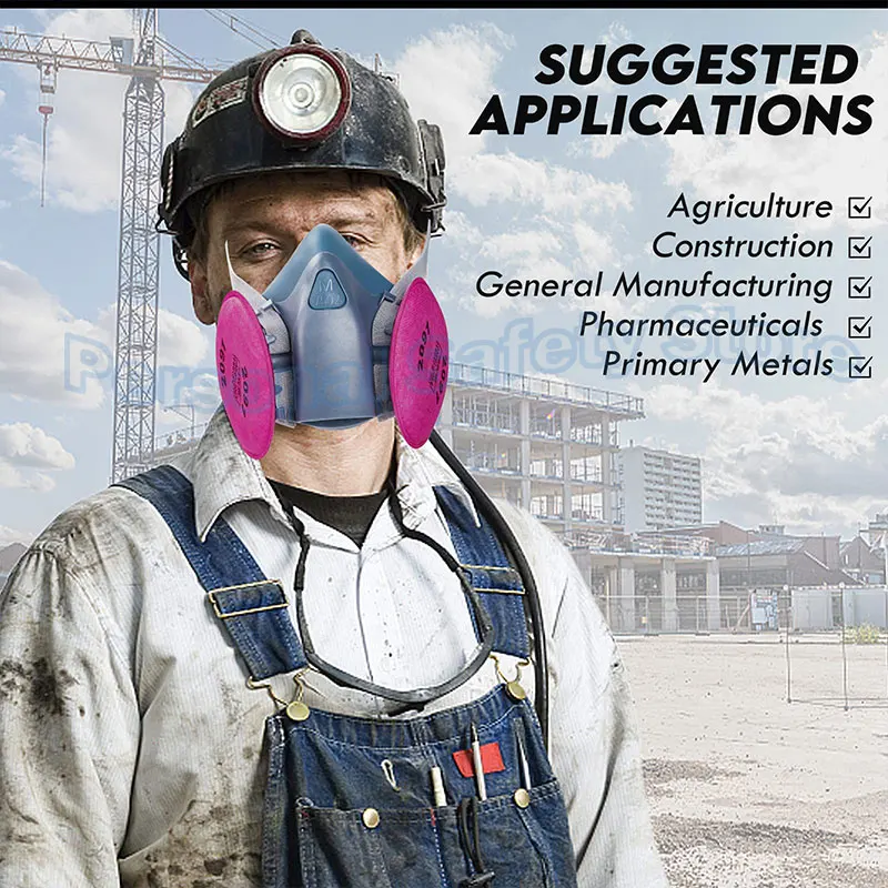 Painting Spray Filter Lots of 2097/2091 For 3m 6200 7502 Series Gas Mask