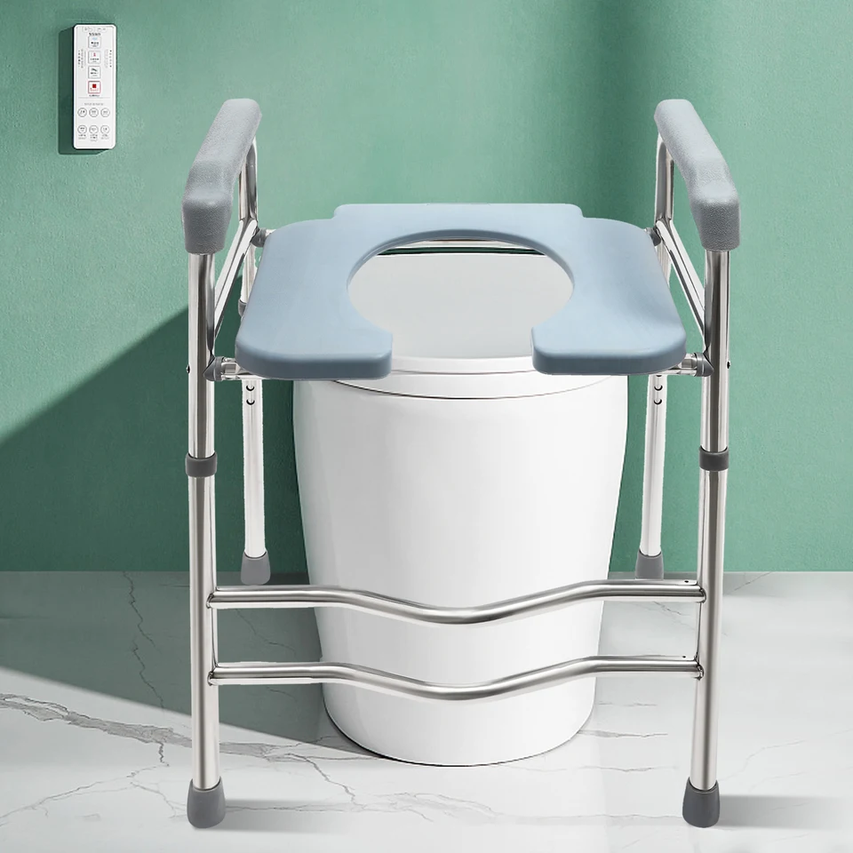 thumbnail image 2 of Universal Adjustable Raised Toilet Seat With Arms | Mobility Care 2 of 14