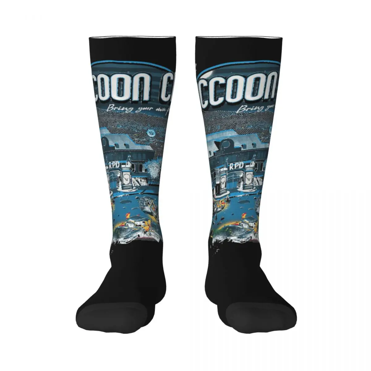 

Adult Stockings Visit Raccoon City 2 High elasticity Humor Graphic Casual Graphic Cute style Elastic Stockings