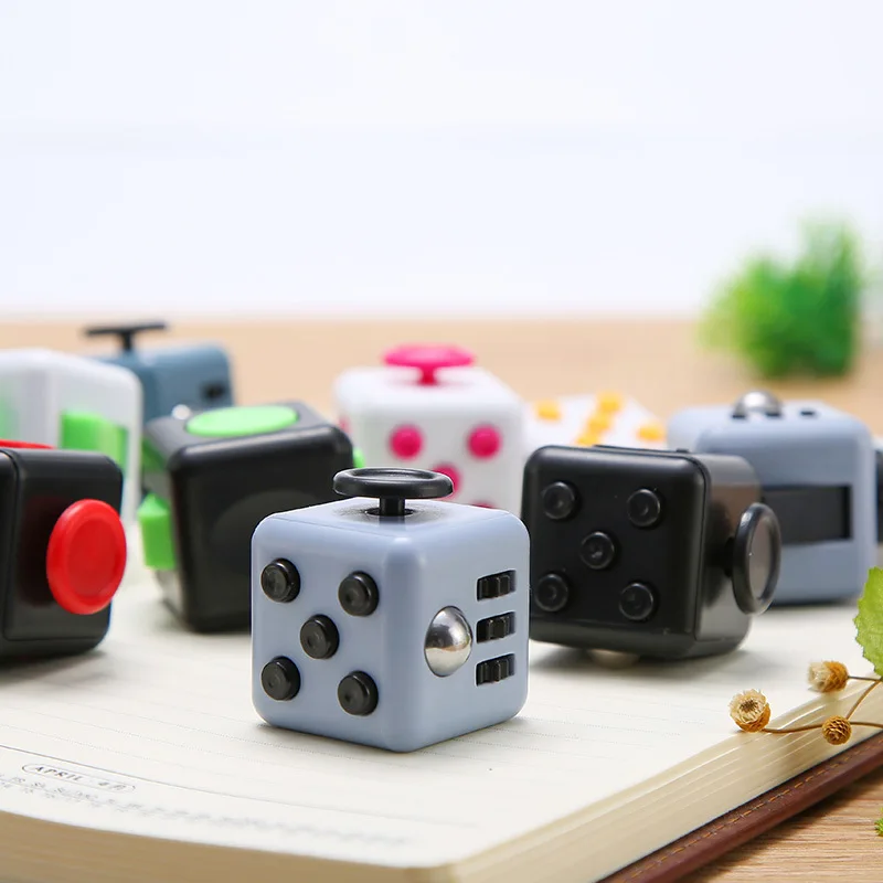 Mini Fidget Cube Toy Vinyl Desk Toys Squeeze Fun Stress Reliever Antistress Stress Cube Toys - Magic Cubes - AliExpress