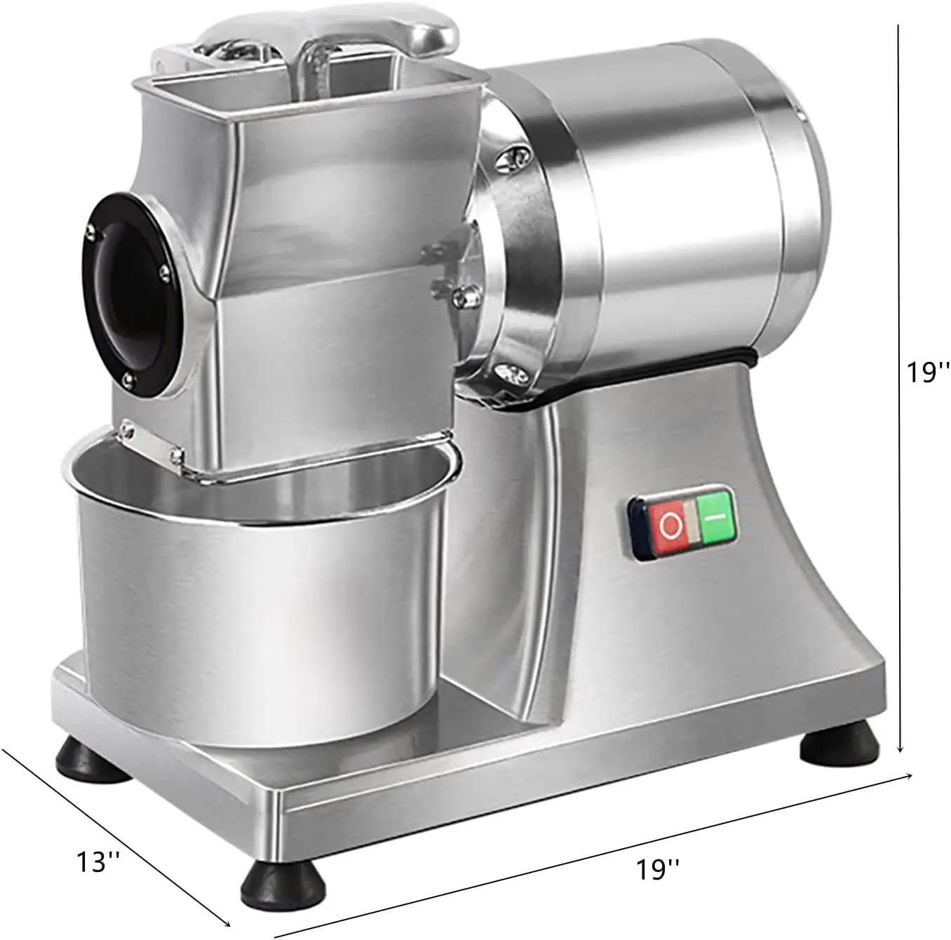 Electric Cheese Grater 550W Commercial Electric Grater Grinder 88 pounds per hour Butter Bread Bran Shredder Grater Grat Machine 2