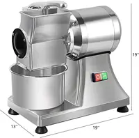 Electric Cheese Grater 550W Commercial Electric Grater Grinder 88 pounds per hour Butter Bread Bran Shredder Grater Grat Machine 2