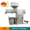 Commercial Oil Press 220V Stainless Steel Peanuts Walnuts Sunflower Seeds Oil Making Pressing Machine Food Processor 1
