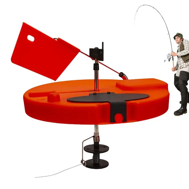 IceFishingTipUpWinterIceFishingRodFishingTackleToolwithFlag