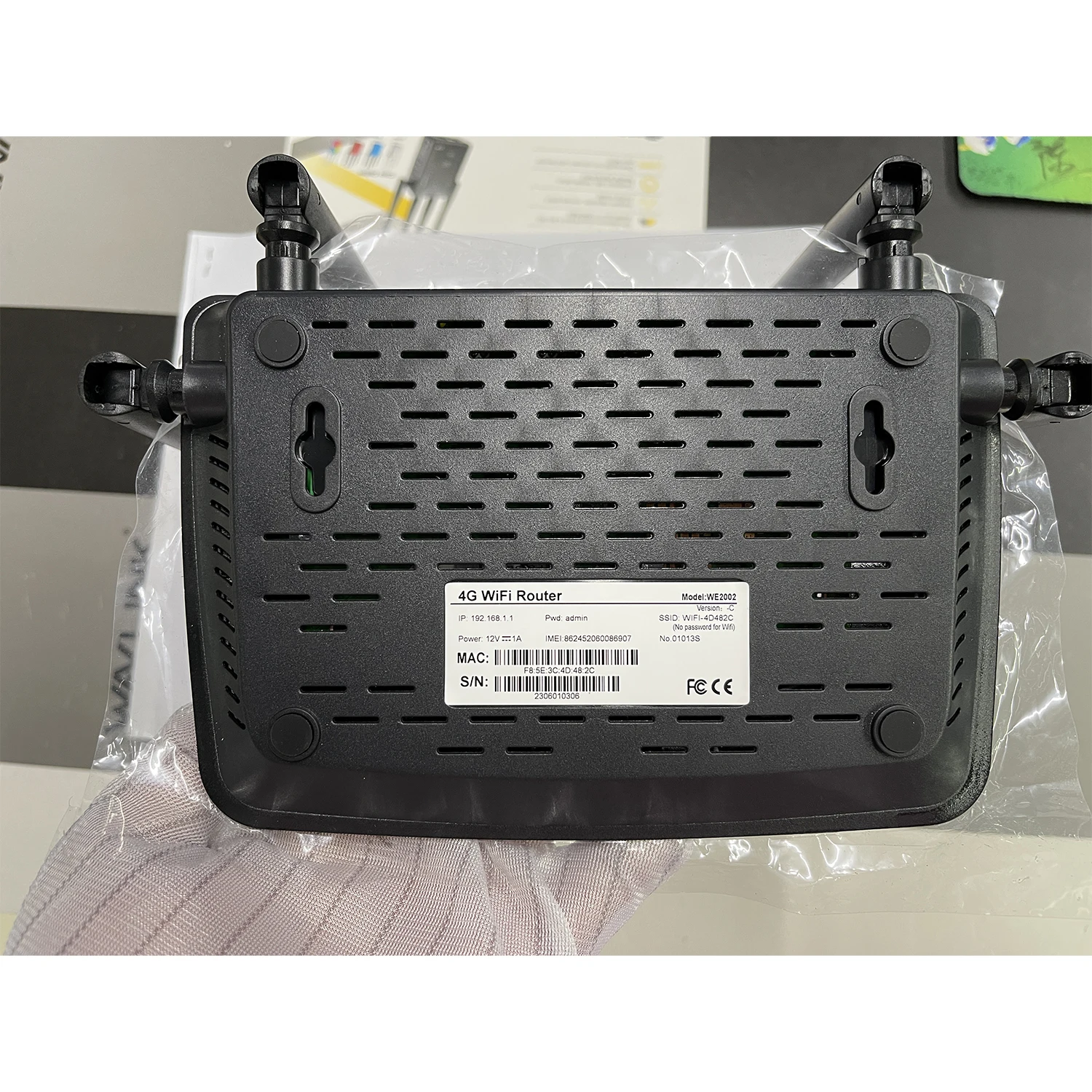 Roteador Wifi sem Fio Portátil para a Coréia do Sul Compartilhamento de Antena Cartão Sim 4g Lte Modem Ec200aeuha Lan 2.4ghz 4ghz 300mbps - Imagem 2