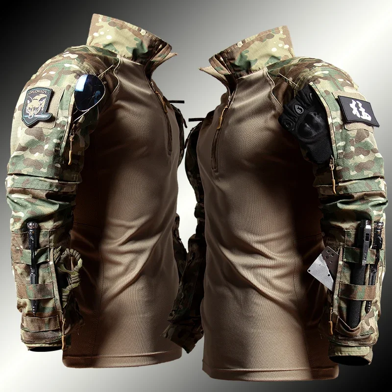 Tactical Suit Men's Hunting Frog Paintball Outdoor Clothing Assault Shirt Pants