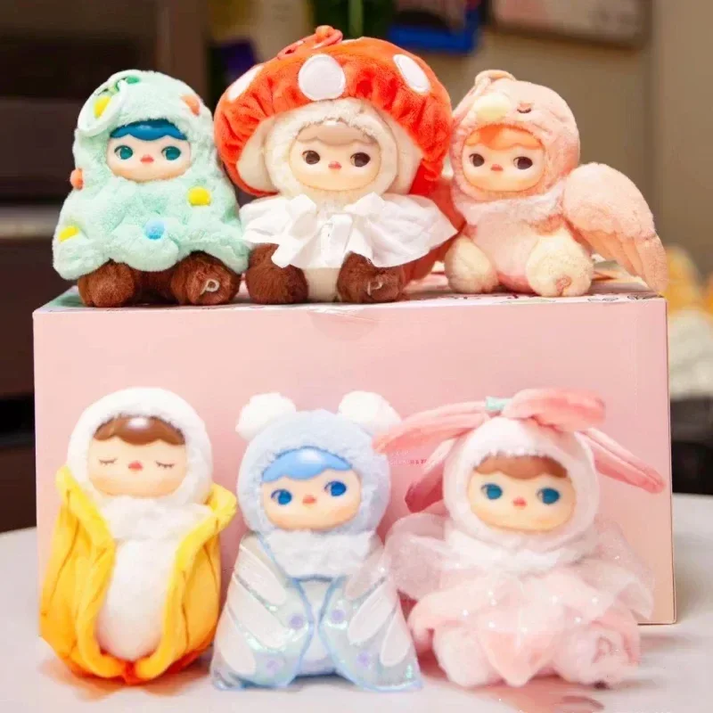 Pucky Spirit Forest Party Series Blind Box Plush Doll Cartoon Kawaii Surprise Box Model Collectible Statue Kids ToyChristmasGift