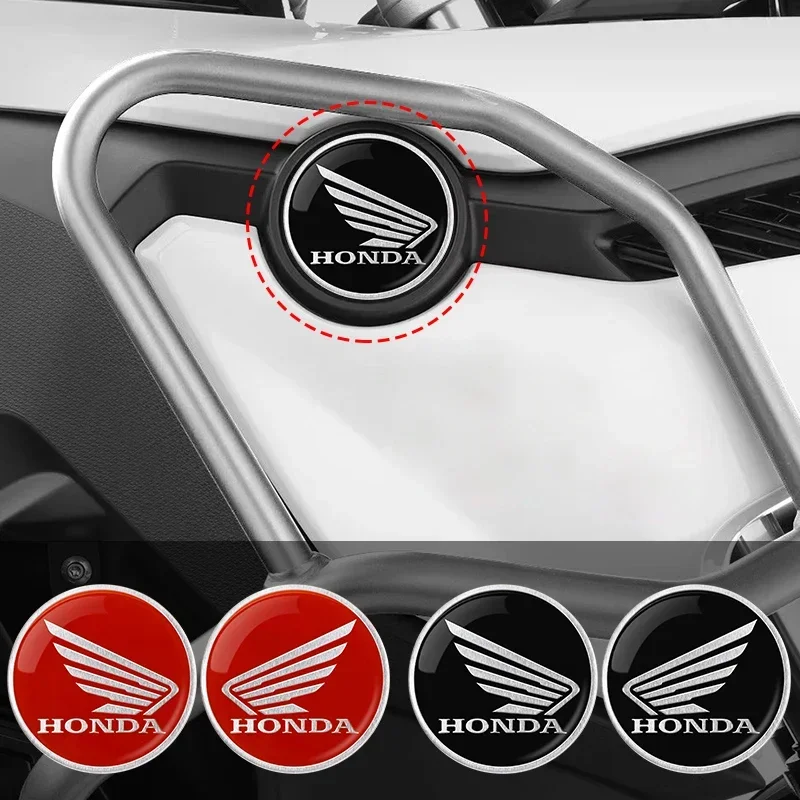 3D Motorcycle Stickers Metal Aluminum Round Decal For Honda Multiple Models motorcycle stickers,motorcycle accessories