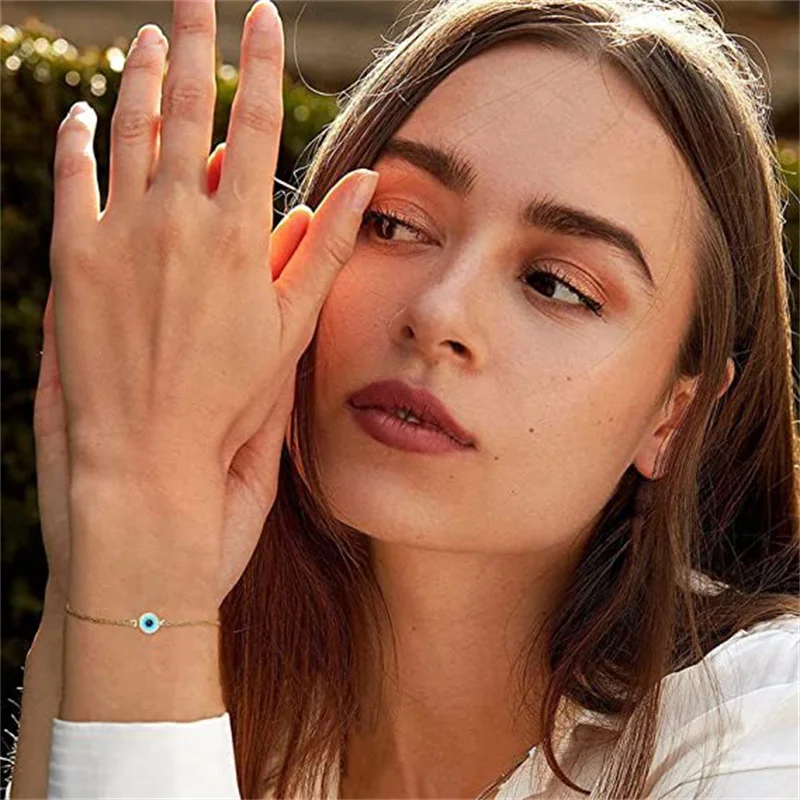 Bracciale occhio turco blu per uomo e donna gioiello portafortuna_voghion.com