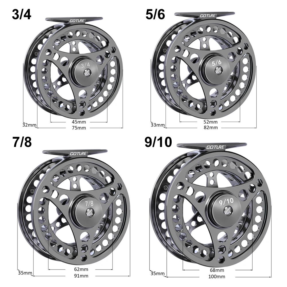 Fly Fishing Fly Fishing Reel Goture | Large Arbor Fly