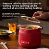 220V/Electric Cooking Pot Multi-functional Home Small Electric Pot Micro Pressure Pots, Ceramic Glaze Non stick Pan Rice Cookers 5