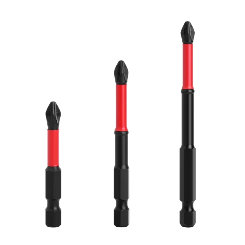 

3 шт. Специальная магнитная крестовая отвертка 1/4 дюйма с шестигранным хвостовиком PH2 50 мм 70 мм 90 мм для электроинструмента