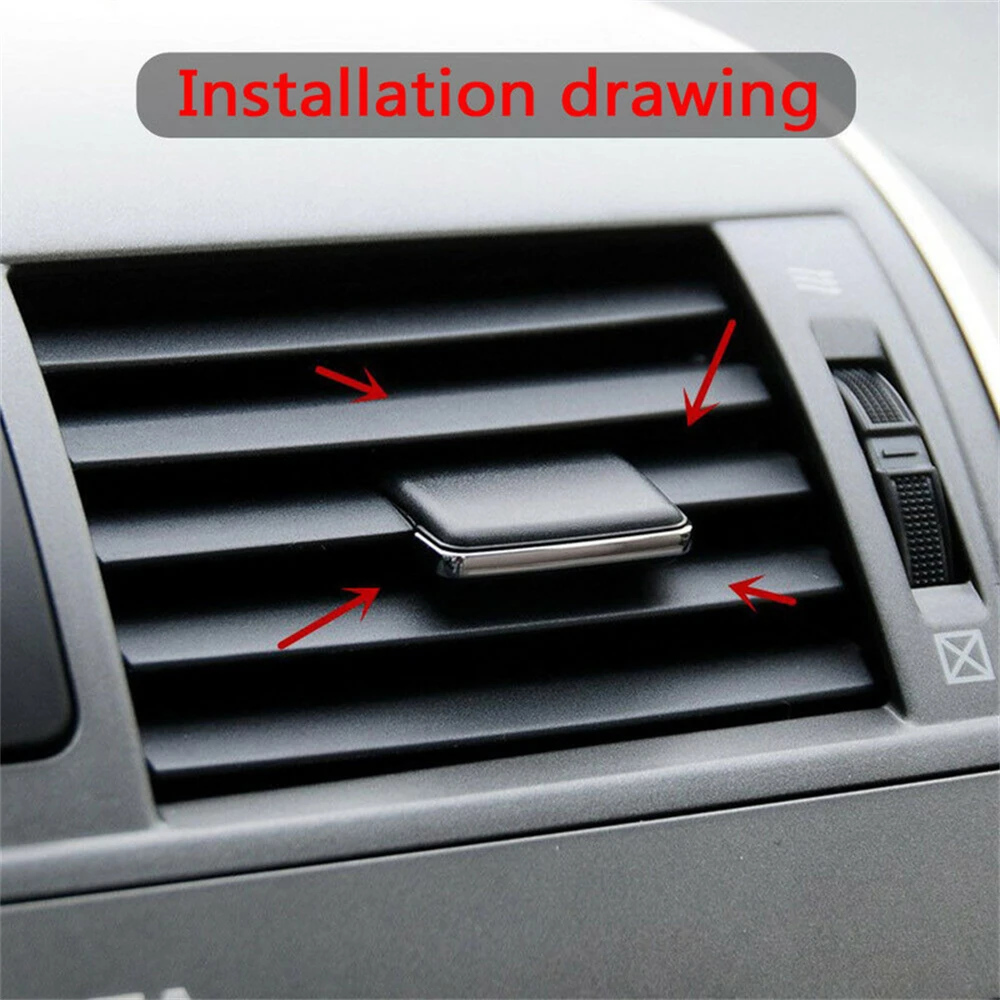 Auto Car Air Conditioning Vent Car Center Dash A C Vent Louvre Blade Slice Air Conditioning Leaf Clips 4pcs Set Accessories ac air conditioner vent grille,adjust clip