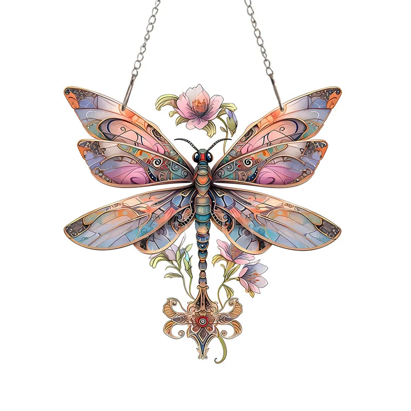 Acrylic Butterfly Sun Catcher Window Door Hanging Art Festival Scene Decoration Pendant Hanging Ornament