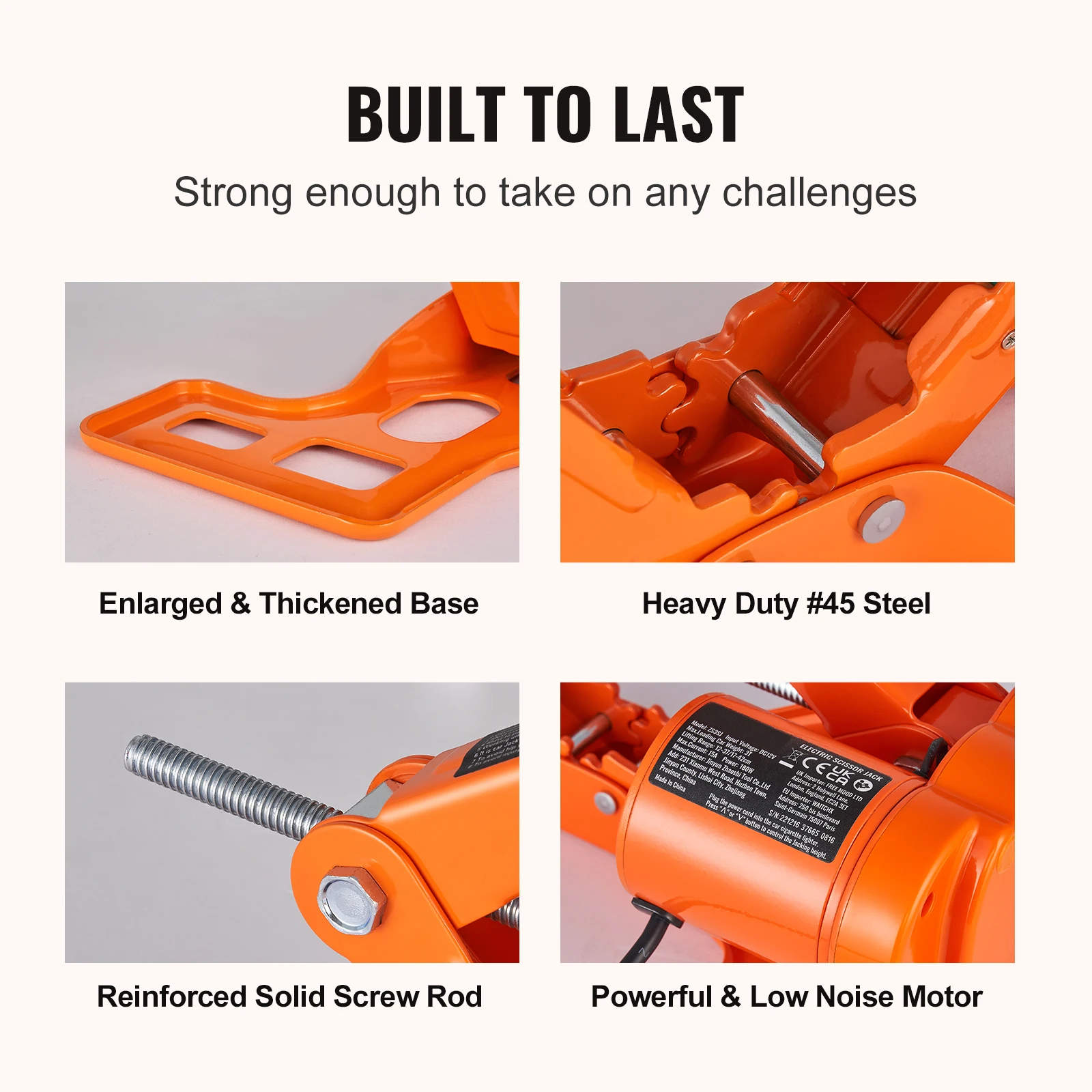 Electric Car Jack 3 5 Ton Scissor Hydraulic Jack