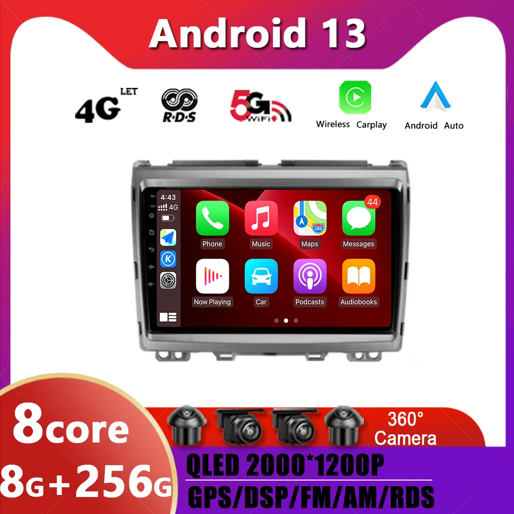 

Android 13 Carplay Auto For Mazda MPV LY Mazda 8 2006 - 2016 Car Radio Multimedia Video Player GPS Navi Multimidia WIFI 4G DSP