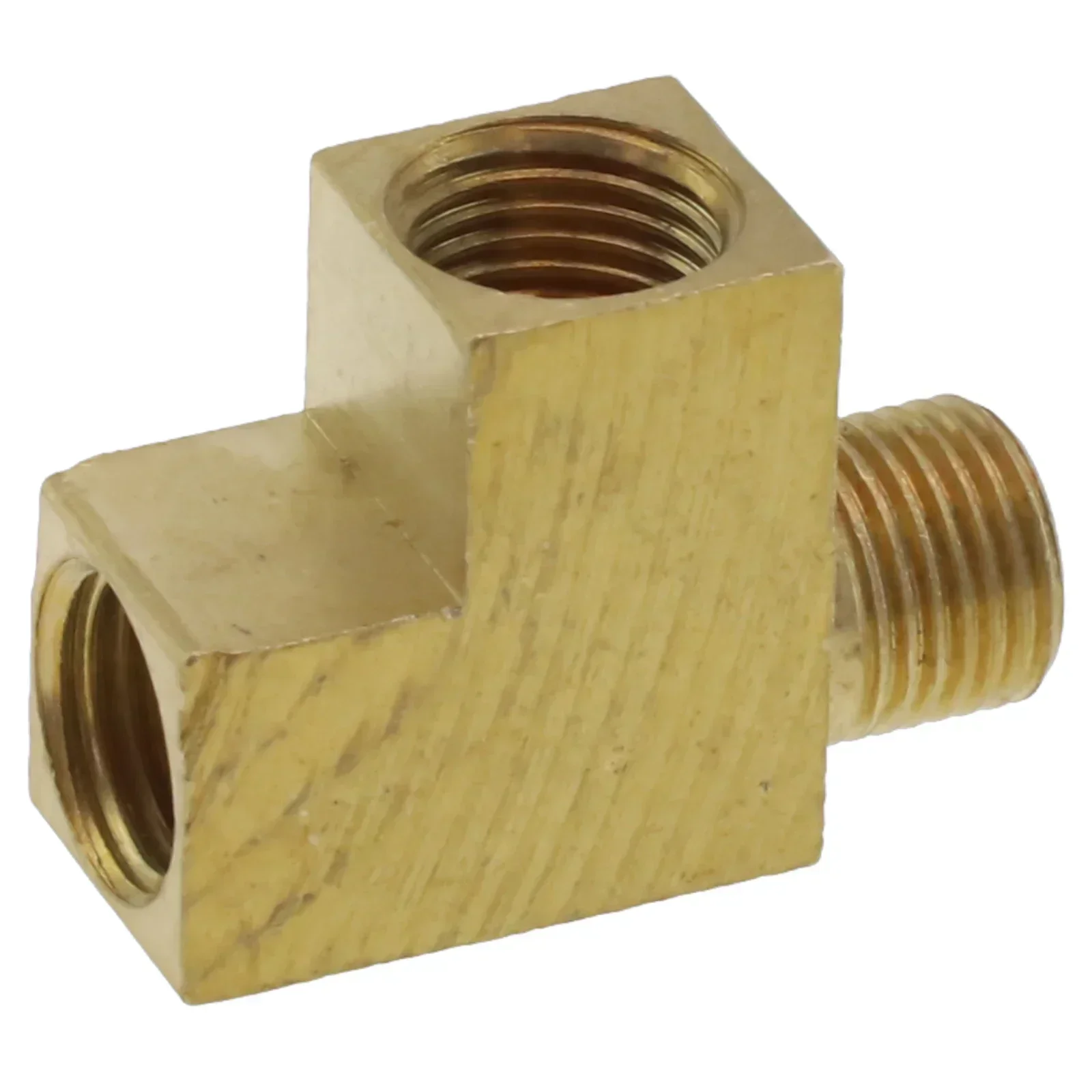 T Distributor Angle Adapter 1pc Brass T-Distributor M10x1 Angle Adapter For Oil Pressure Sensor Connection Automobiles Parts