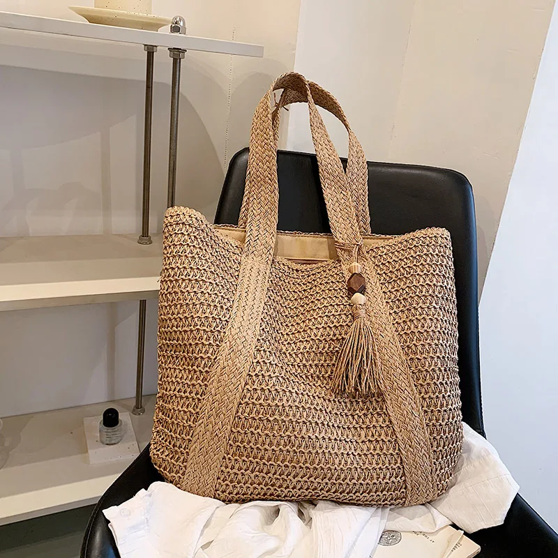 Summer-Woven-Shoulder-Bag-Women-Beach-Bag-Female-Straw-Knitted-Handmade ...