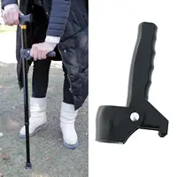 Walking Cane Accessory Extra Handle Old Man Elderly Booster Walking Stick Auxiliary Handle Great Gifts Lightweight Crutches 2