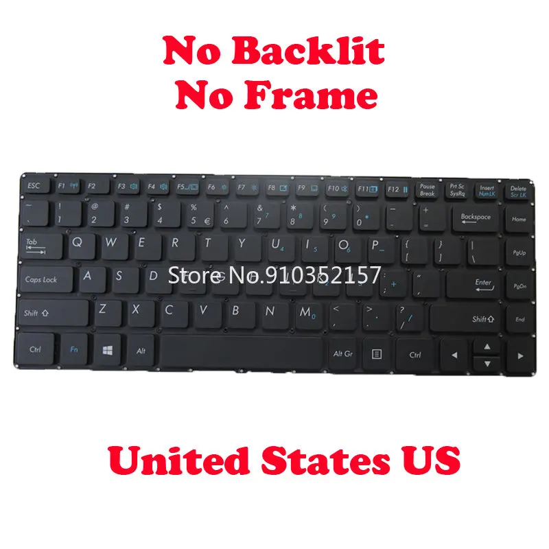 Tastiera Inglese Senza Retroilluminazione Per Getac S410 G2 G1 Muslimv00 Pl-Ro 531090280037 Swiss-German Slovenia Paesi Bassi Senza Cornice