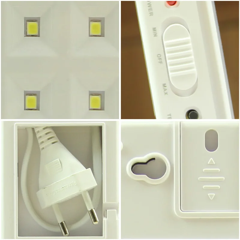 30LED Emergency Light Rechargeable LED Safety Lamp Multi-function 2 Mode for Home Camp Outdoor Portable Flashing Strobe Light