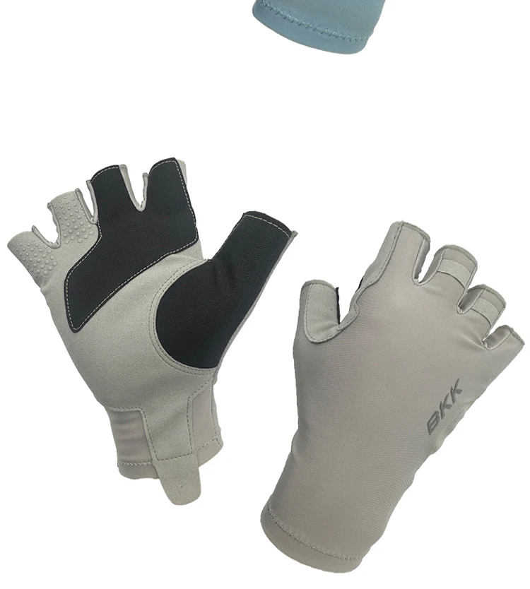 Description Picture 6 of itemNew BKIKI Fishing Half-finger Gloves Thin Outdoor Sports Non-slip Fitness Cycling Fingerless
