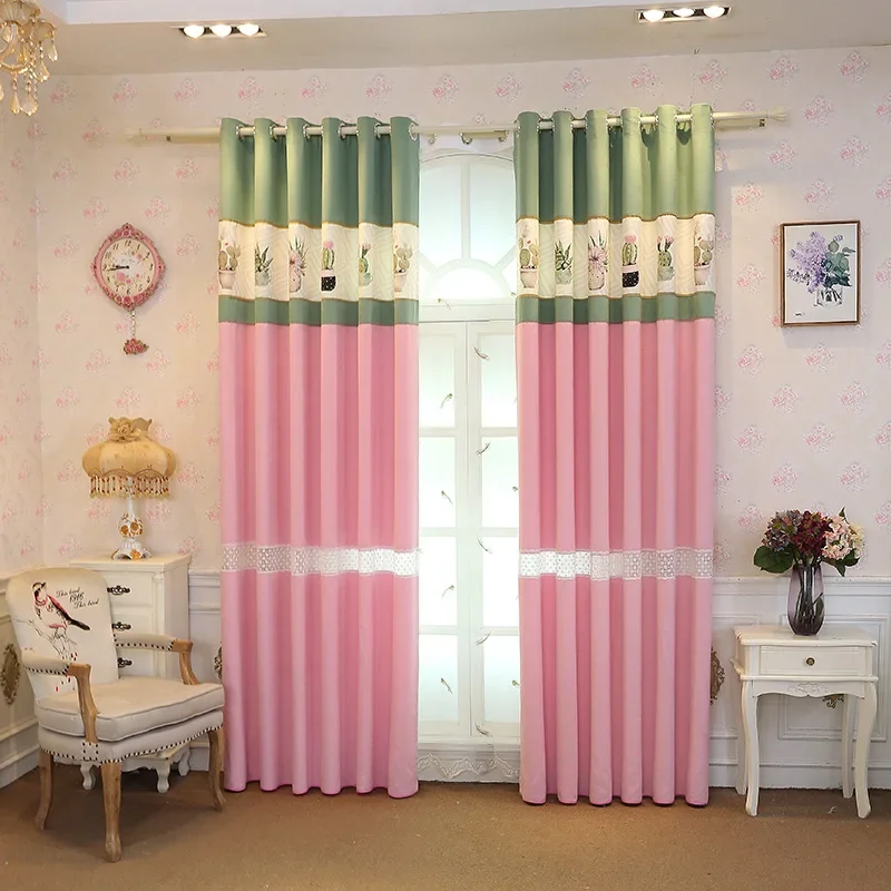 

New products Stitching blackout curtains Digital printing European-style modern Balcony living room bedroom Finished curtains
