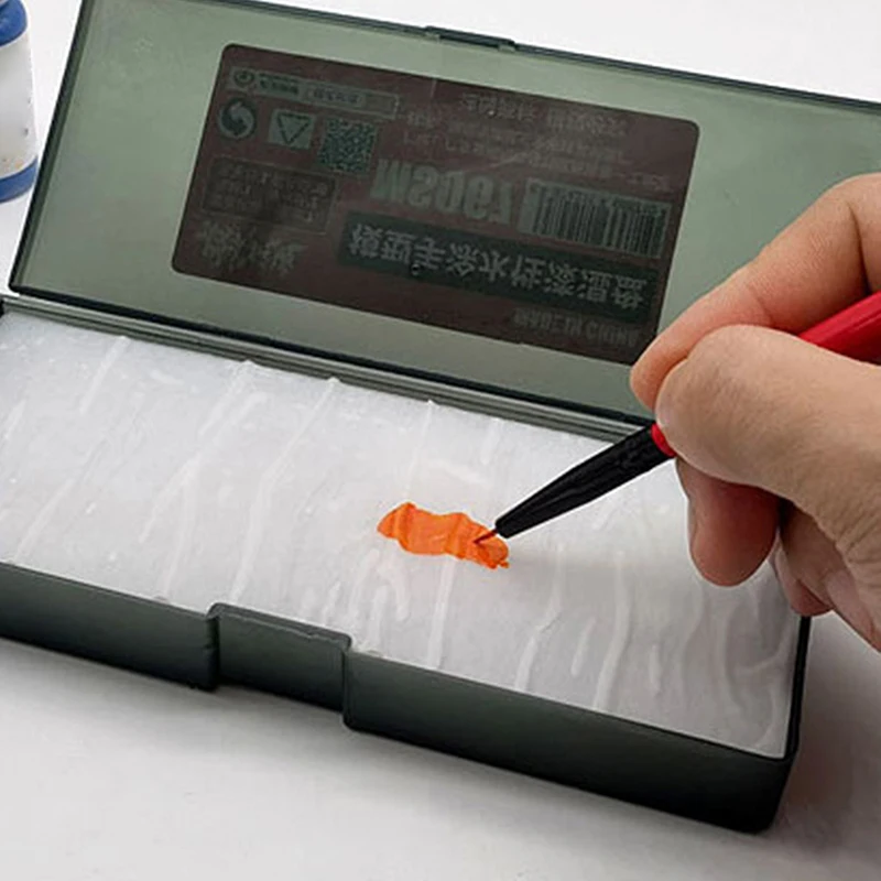 Palettes humides portables pour peinture acrylique, modèle de coloration, plateau humide, porte-peinture à base d'eau, maintient les outils de modélisation de peinture humide