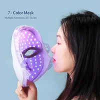 7 Colors Led Facial Mask With Neck Red Light Therapy Mask For Skin Tightening Lifting Anti-aging Bio-Light Beauty Whitening Home 3