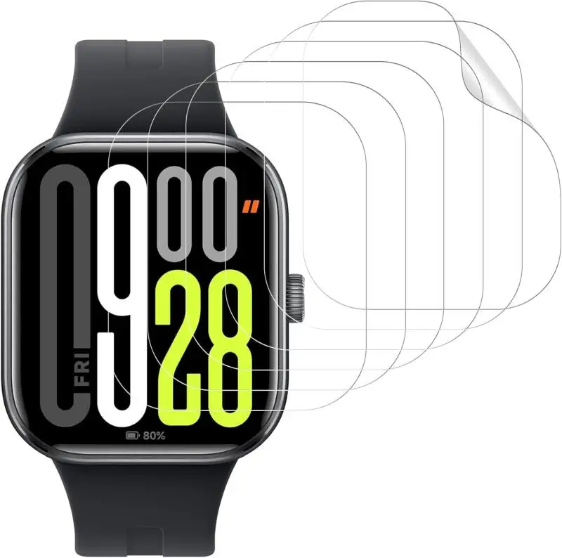 5PCS Hydrogel Film Für Redmi Uhr 6 5 4 Volle Abdeckung Weichen Screen Protector Smart Uhr Für Redmi uhr 6 5 Zubehör Nicht Glas – Detail 2